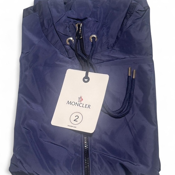 Navy Moncler lightweight windbreaker jacket Size #windbreaker
